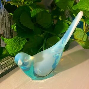 Fenton Fostoria Glass Bird Statue